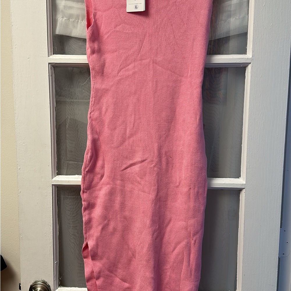 Pink Sleeveless Dress